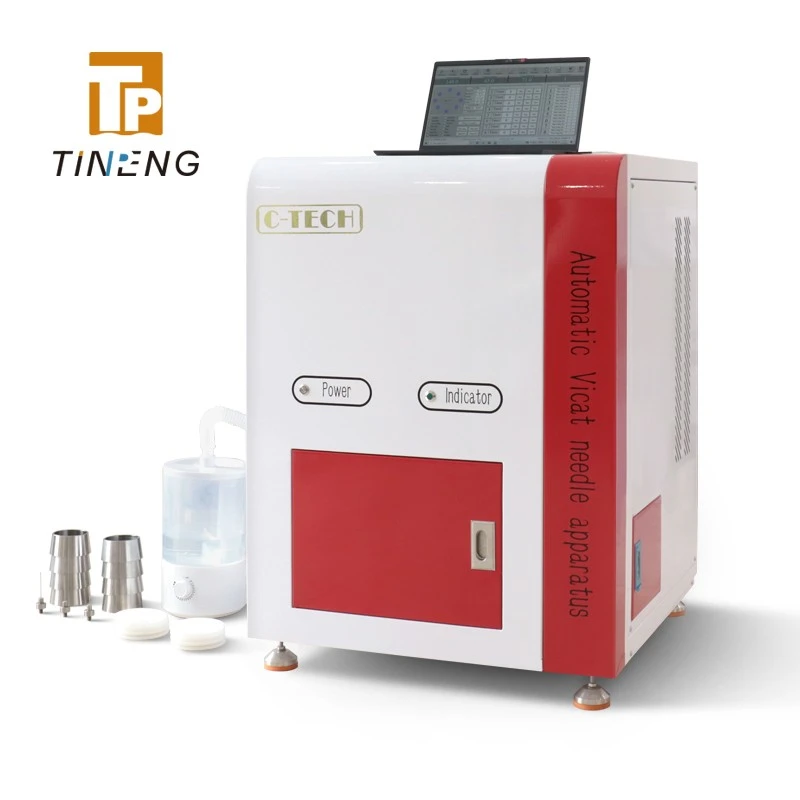 Automatic Vicat needle apparatus TPVN-8 left view