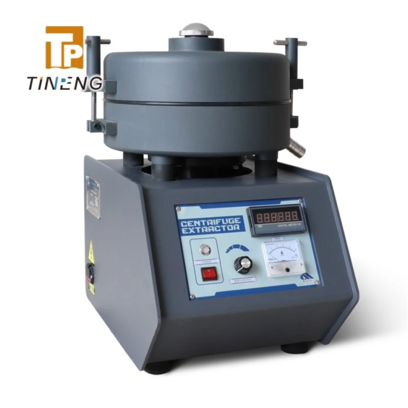 Centrifuge extractor left view